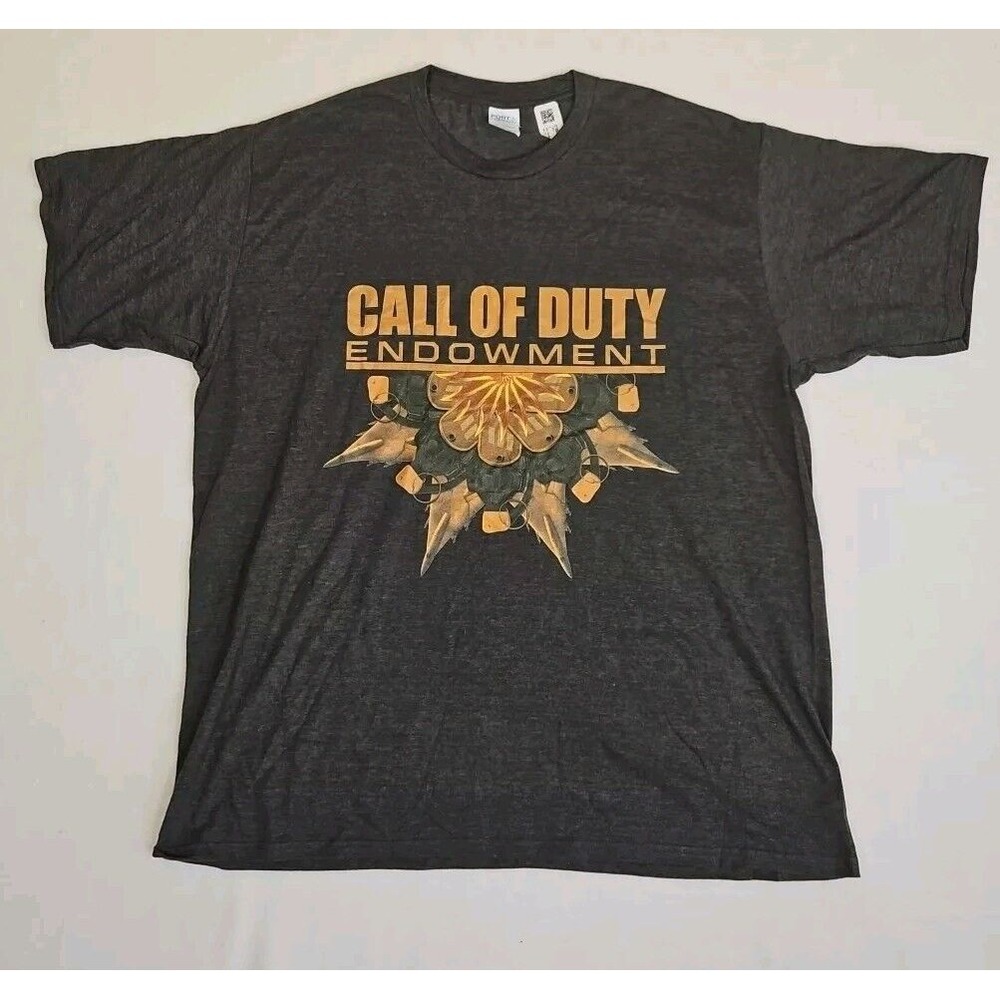 Port & Company Call Of Duty Endowment Shirt Video Game Promo Men's 2XL Black